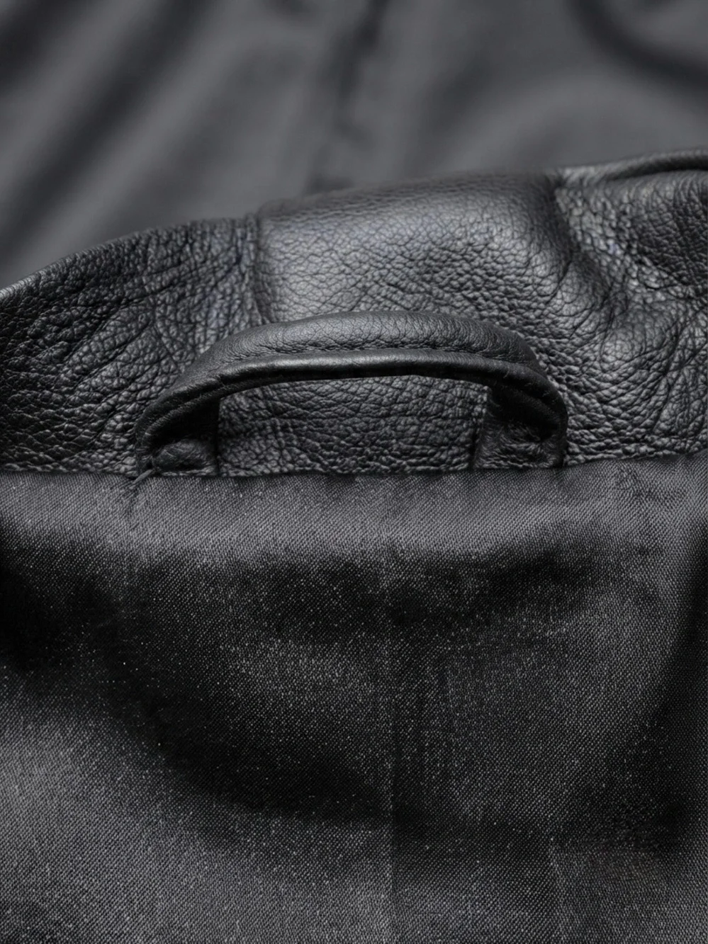 Vintage Bella Men’s Black Leather Blazer Jacket Size XL